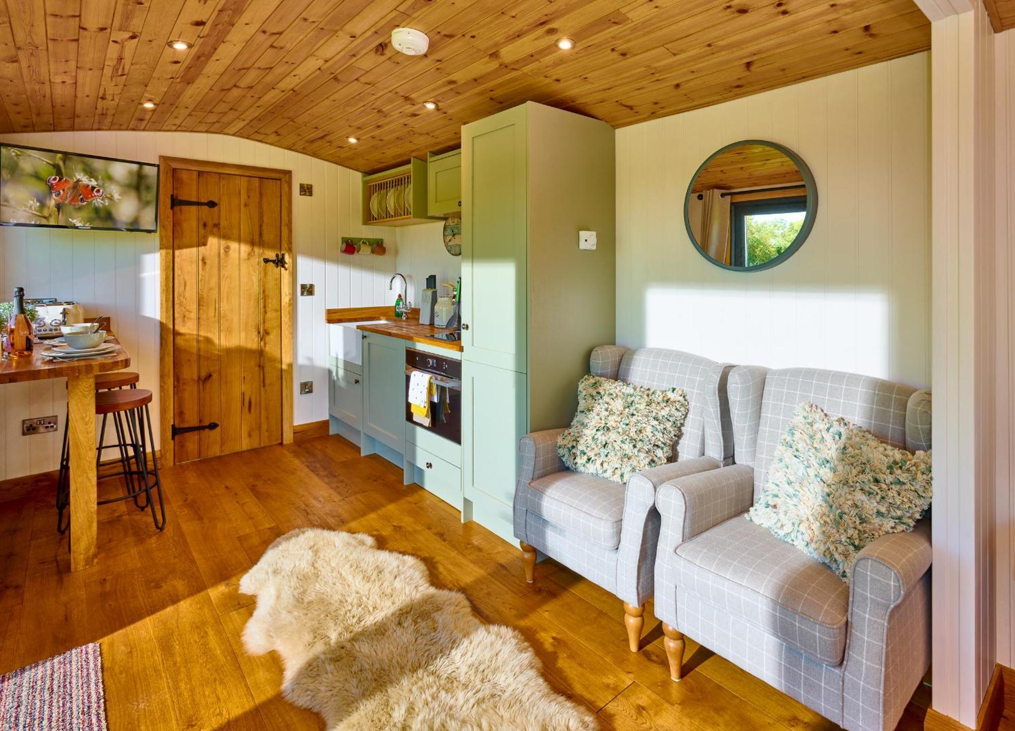 Abberley Shepherds Hut - Ockeridge Rural Retreats Hotel Wichenford Eksteriør billede