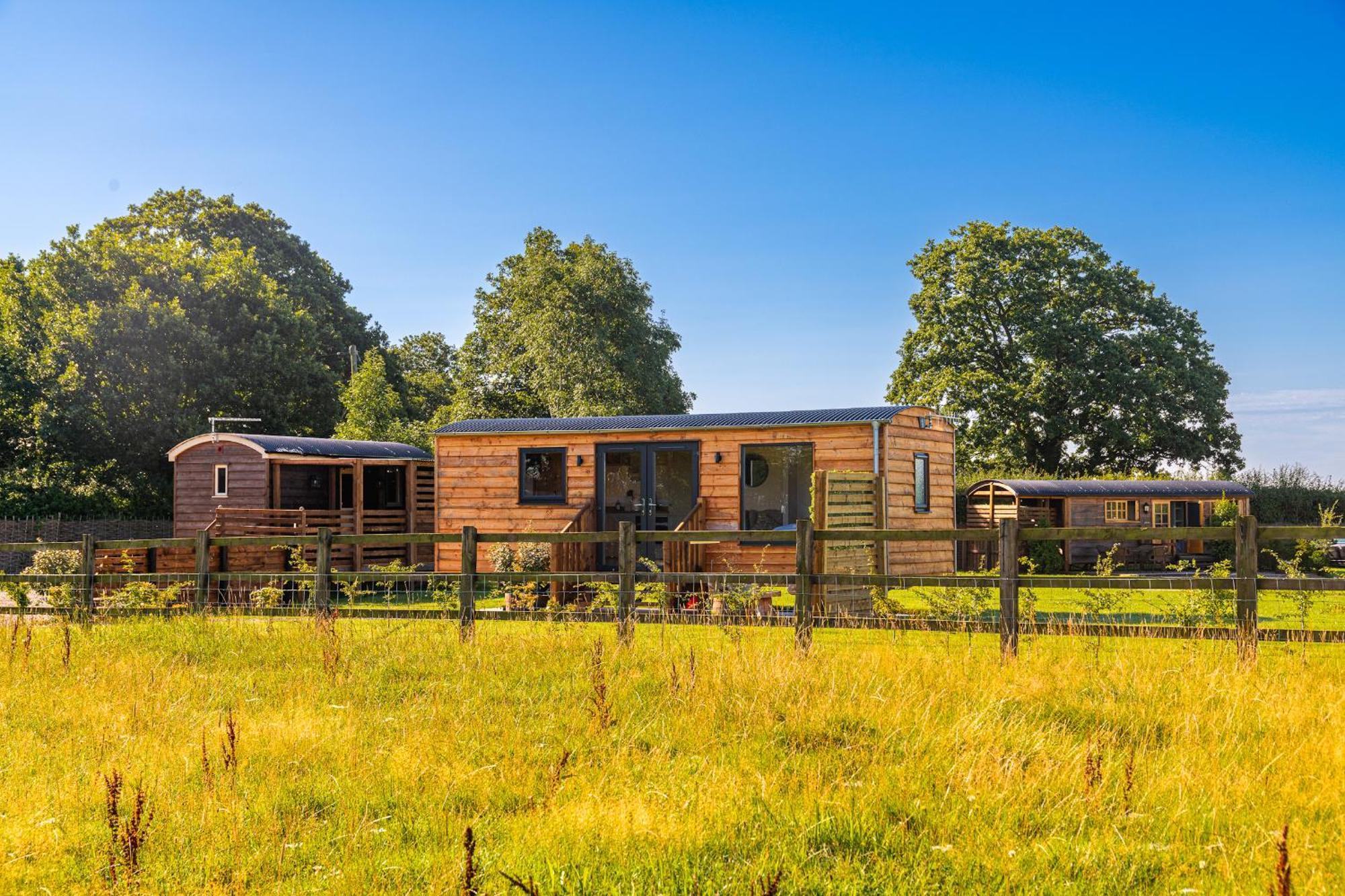 Abberley Shepherds Hut - Ockeridge Rural Retreats Hotel Wichenford Eksteriør billede